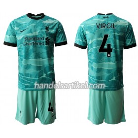 Liverpool Virgil van Dijk 4 Kinder Auswärts Trikotsatz 2020/21 Kurzarm (+ Kurze Hosen)